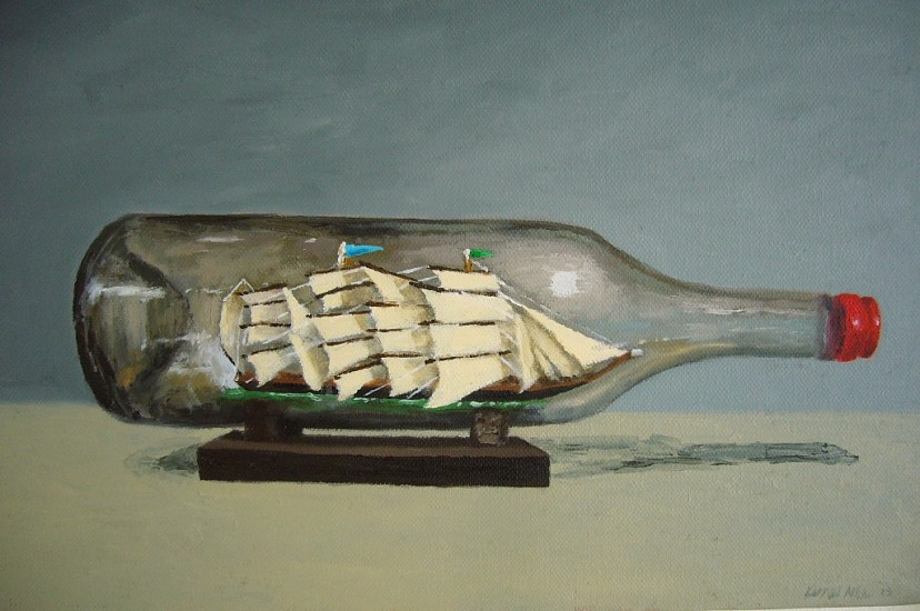 LUAN NEL, Bottle of Rush
2013, Oil on Canvas