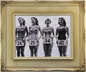 wac17533 towards a technocratic world state & civilizational co dependence 2016. oil on superwood and frame 75 x 90 cm