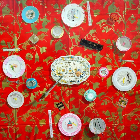 CARYN SCRIMGEOUR, The Thin Red Thread of Fate
Oil on Canvas