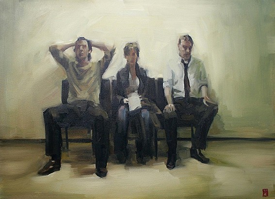 SASHA HARTSLIEF, Trio
2013, Oil on Canvas