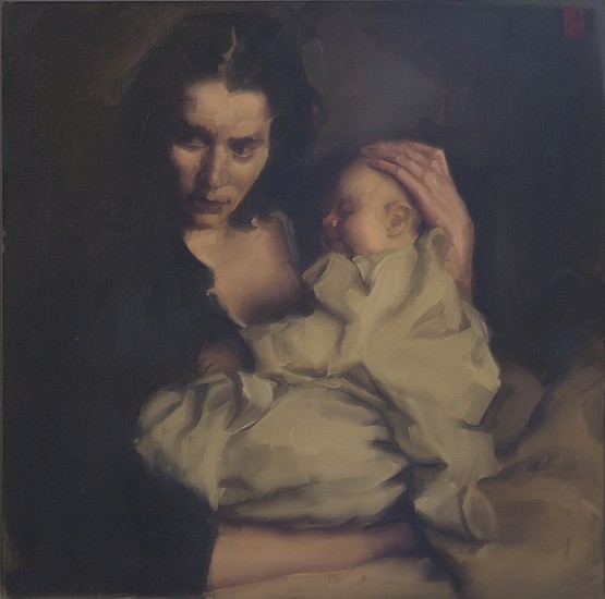 SASHA HARTSLIEF, Dark & Light
2015, Oil on Canvas
