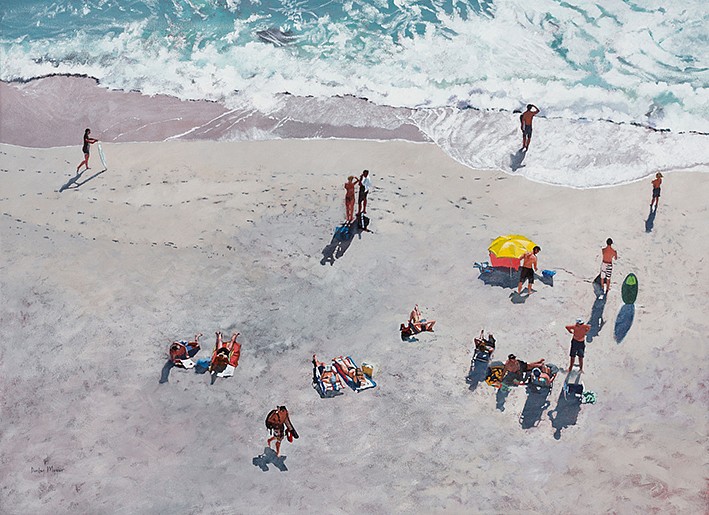 DENBY MEYER, Beach Evening
2017, Acrylic on Canvas