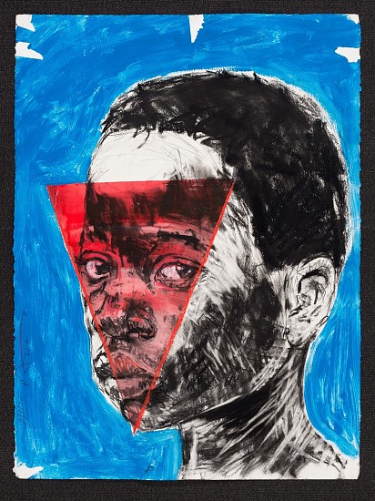 NELSON MAKAMO, UNTITLED
2017, Mixed Media on Paper