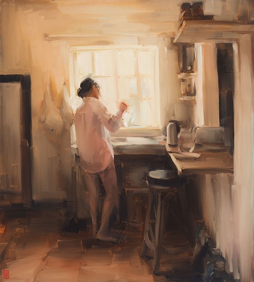 SASHA HARTSLIEF, THE LIGHT IN THE MORNING
2018, Oil on Canvas