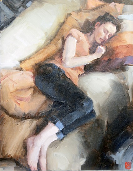 SASHA HARTSLIEF, AFTERNOON NAP
2018, Oil on Canvas