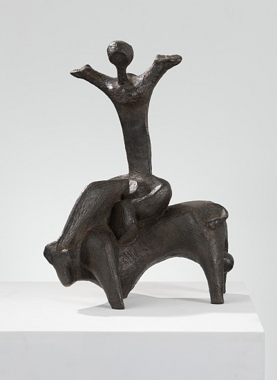 SPEELMAN MAHLANGU, RIDING THE BULL I (MAQUETTE)
Bronze