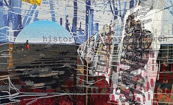 Sheep Songs 165x100 cm glass seed beads on board