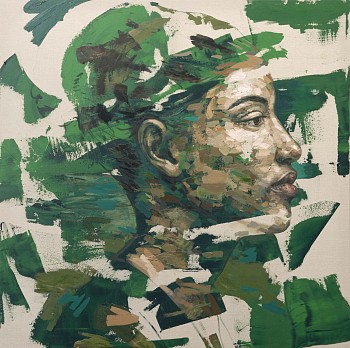 uncompleted form #1 2020 oil on linen 165x165cm