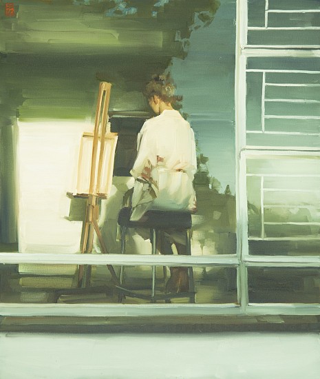 SASHA HARTSLIEF, THE MODEL
2022, Oil on Canvas