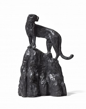 S461 Leopard on Termite Mound Maquette 01