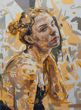 Construct 2023 oil on linen 230x170cm