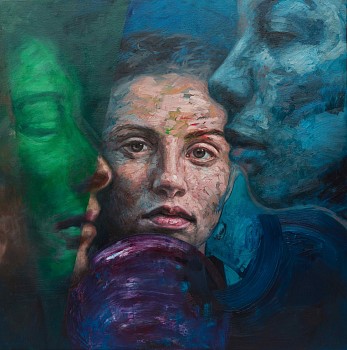 Dreamy Illusion 2023 oil on linen 120x120cm