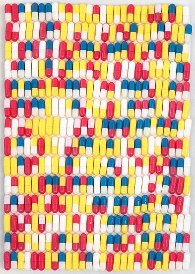 LEILA ABRAHAMS, TAKE A CHILL PILL
MEDICAL GEL CAPSULES AND POLYESTER THREAD