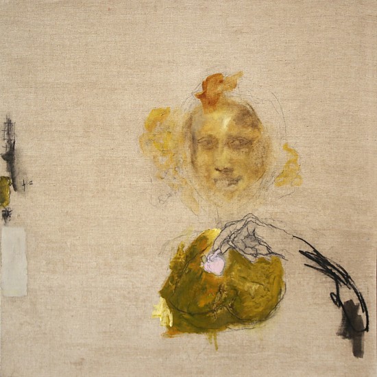 LORIENNE LOTZ, AS GOOD AS GOLD
2024, OIL AND CHARCOAL ON LINEN ON BOARD