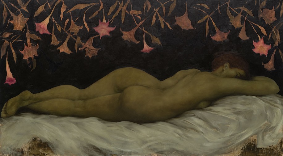 SHANY VAN DEN BERG, MAANBLOM NAG
2024, OIL ON FRENCH LINEN