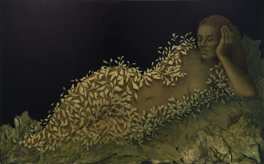 SHANY VAN DEN BERG, WANNEER DIE TUIN HAAR OMHELS
2024, OIL ON FRENCH LINEN