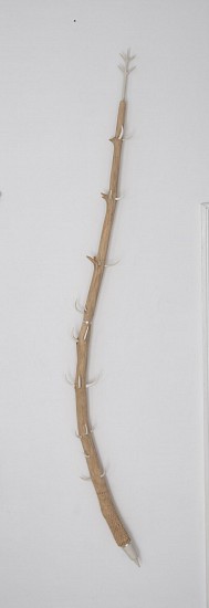 BARBARA WILDENBOER, STYLUS
2024, YELLOWWOOD, PORCELAIN AND AGAVE SILK