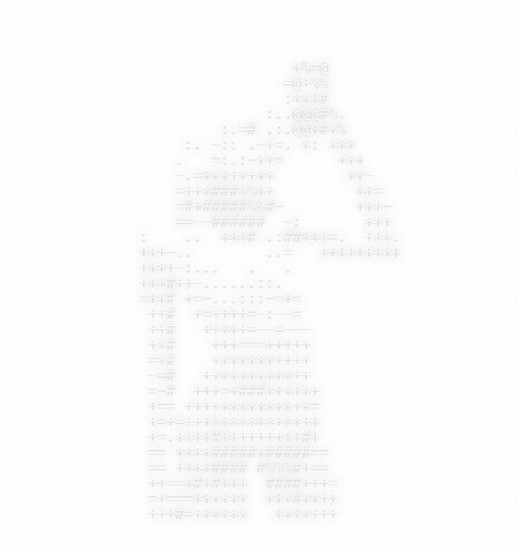 RUBY BAILEY, crude encryption_paper body
2024, DIGITALLY EMBOSSED ASCII PHOTOGRAPH PRINTED ON HAHNEMÜHLE PHOTO RAG ULTRA SMOOTH