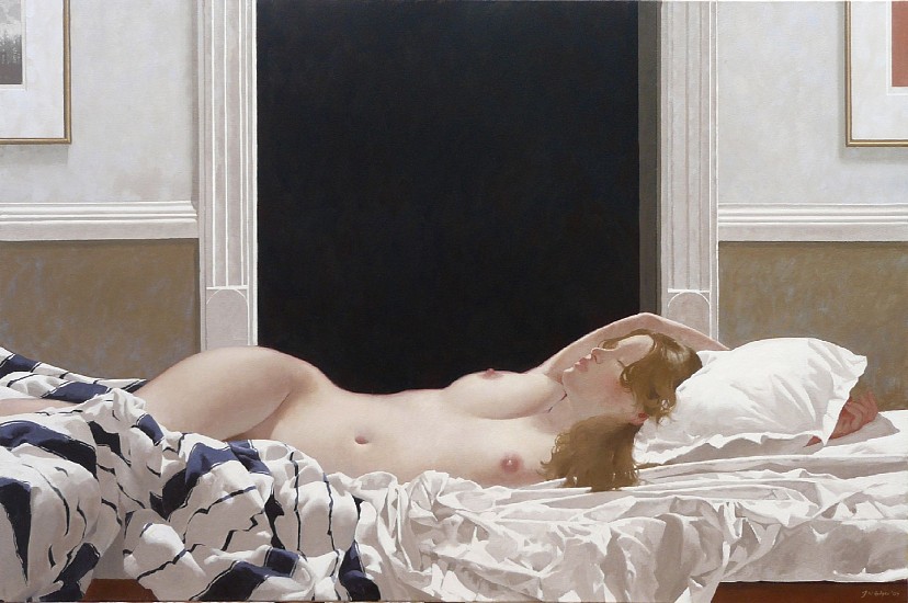 NEIL RODGER, INTERIOR WITH SLEEPING NUDE II
2009, Oil on Canvas