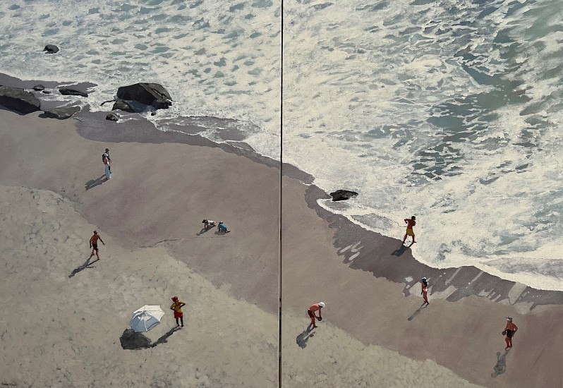 DENBY MEYER, 5PM BEACH (DIPTYCH)
2025, Acrylic on Canvas