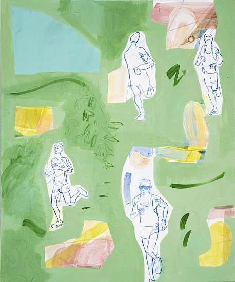 COLIJN STRYDOM, RUN XII
2025, MIXED MEDIA ON BOARD