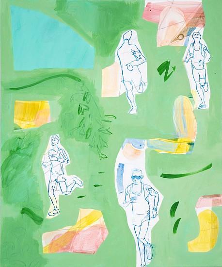 COLIJN STRYDOM, RUN XII
2025, MIXED MEDIA ON BOARD