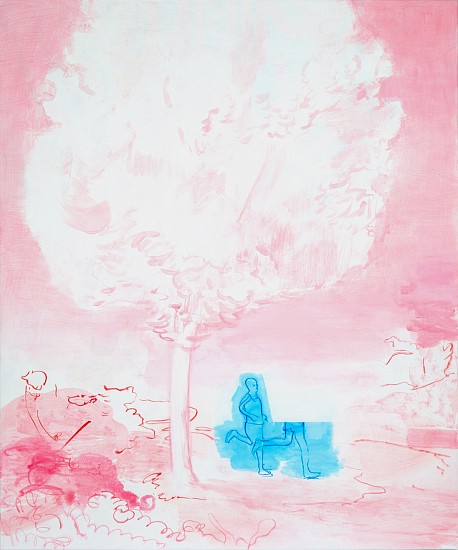 COLIJN STRYDOM, RUN XI
2025, MIXED MEDIA ON BOARD