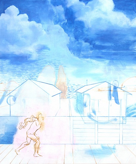 COLIJN STRYDOM, RUN XIV
2025, MIXED MEDIA ON BOARD