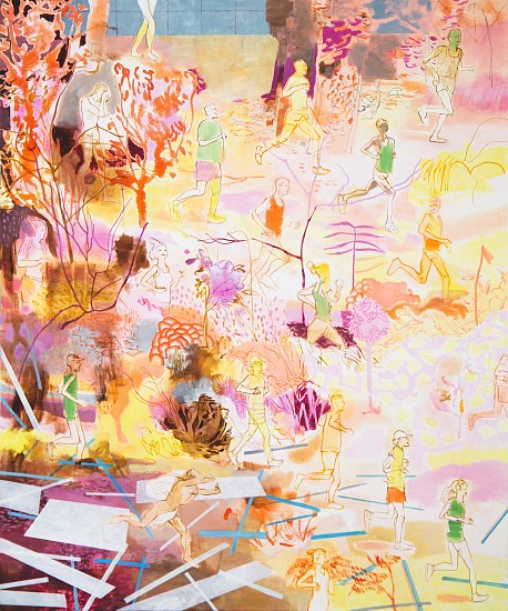 COLIJN STRYDOM, RUN XVII
2025, Mixed Media on Canvas