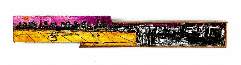 BOYTCHIE, DYSTOPIA 2
2025, OIL, ENAMEL AND BITUMEN ON WOOD