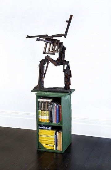 BOYTCHIE, BOOGEYMAN MAQUETTE
WOOD, SCREWS, WIRE, VARNISH AND BITUMEN ON WOOD