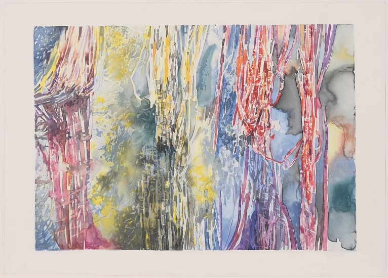 RINA STUTZER, TRACES OF TRANSIENCE I
2024, SILKSCREEN MONOTYPE HYBRID ON FABRIANO ROSASPINA PAPER