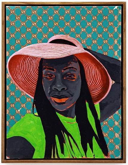 TAFADZWA TEGA, ERIZA
2025, MIXED MEDIA ON CANVAS ON BOARD