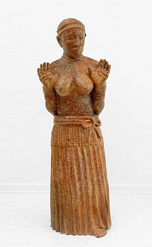 woman in conversation