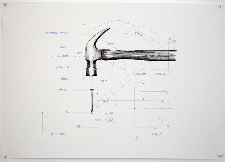 WARREN MAROON, THE HANDSHAKE'S NOT WORTH THE GRIP 23
2026, GRAPHITE AND PRINT ON ARCHIVAL PAPER