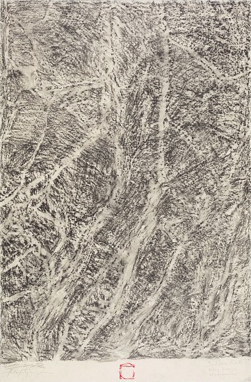 FAITH XLVII, SANDSTONE WALL I, NOSY IRANJA, MADAGASCAR - COLLABORATIVE WORK WITH ERIC YANASAK
2023, GRAPHITE ON SHIRAKABA PAPER