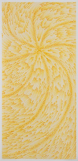 FAITH XLVII, CITRINITAS III
2026, POTATO STAMPING WITH INDIAN YELLOW INK ON HEAVYWEIGHT ARCHIVAL PAPER