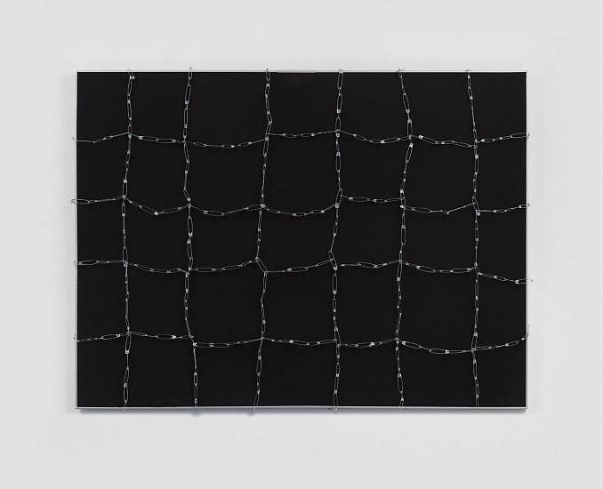 MATTHEW MICHAEL, TARNISH HUMOUR
2024, PINBOARD & SAFETY PINS