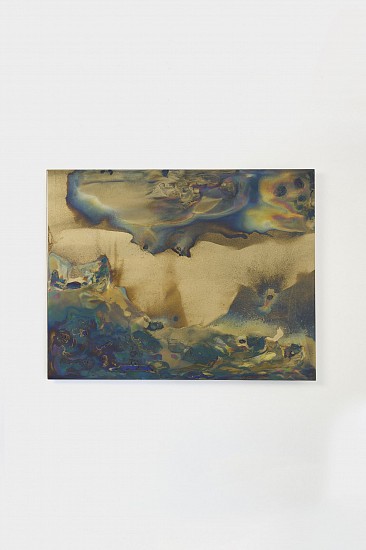 WATER DIXON, BENTHOS: THE SETTLING LIGHT II
2026, MULTILAYER BRASS SPECTRUM LAPIS MIRROR ON 6MM GLASS, FLOAT FRAMED