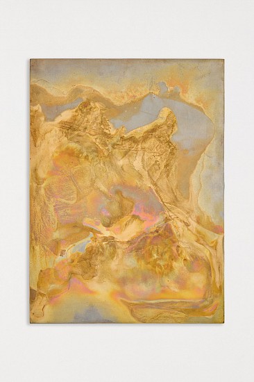 WATER DIXON, NACRE: THE LUNAR TIDE
MIXED MEDIA ON 3mm BRASS