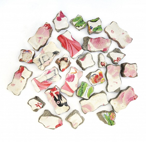 OUPA SIBEKO, STRAY PUZZLE, DISTRICT SIX
2026, MIXED MEDIA ON CANVAS ON PAVING STONES