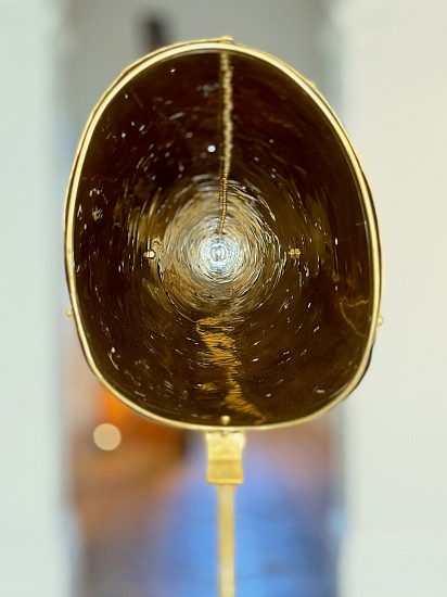 DIANA VIVES, THROAT TO THE STARS
2023, BRASS AND CONCRETE
