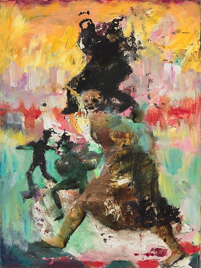 BEEZY BAILEY, WHERE DO WE RUN TO
2024, Mixed Media on Canvas