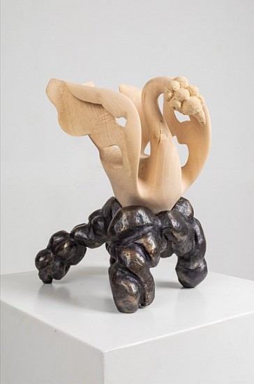 ATANG TSHIKARE, THWASANA
2026, BRONZE AND WOOD