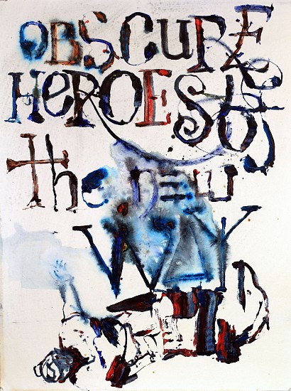 NIGEL MULLINS, OBSCURE HEROES
2025, Acrylic on Paper