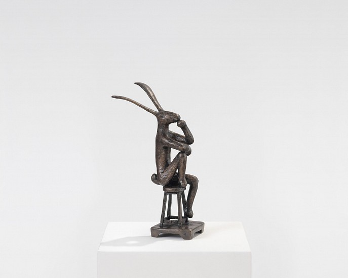 GUY DU TOIT, HARE ON CHAIR 3 (SMALL)
2026, Bronze